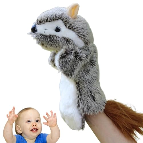 Celuicion Handpuppen für, Handpuppen für Kinder,Cartoon Interactive Doll Hand Puppet Toy | Pädagogische gefüllte Plüschspielzeugtierplüsch für Kinder Mädchen von Celuicion