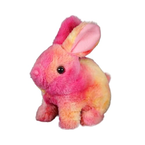 Celuicion Hoping Bunny Toy, hüpfen Bunny | Simulierte Kaninchenpuppe Stofftiere | Interaktive Plüschfiguren, Springen, zuckende Nase, wackelnde Ohren, Hoping Robotertier zum Geburtstag Ostern von Celuicion