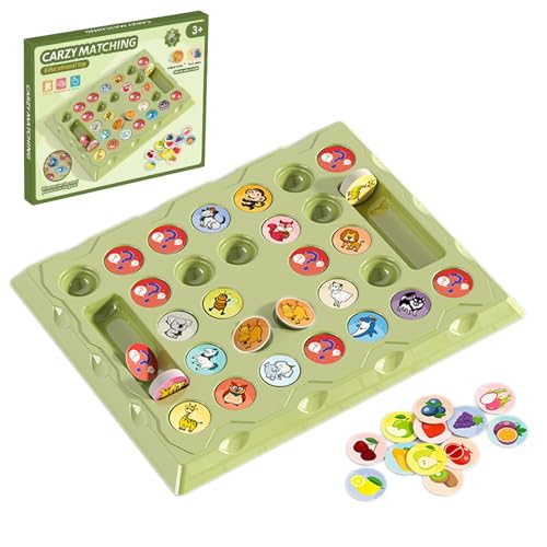 Celuicion Kinderspielspiel, Matching Chess Game, Zwei-Spieler-Tabletop-Bildungsschachbrettspiel, Logisches Denken interaktives Spielzeug für, Mädchen, Familie, Freunde von Celuicion