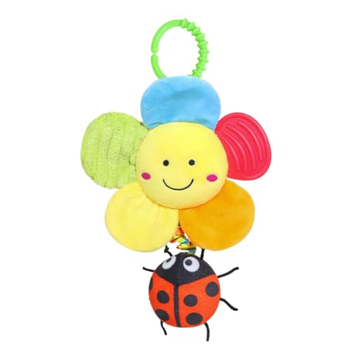 Celuicion Kinderwagen Hangable Toys, Hangable Spielzeug - Kinderwagenspielzeug mit hängbar sensorischen Aktivitätsspielzeug,Komfortable Kleinkind -Krippe Rassel für Türsteher, Stuhlbasse, Autositze von Celuicion