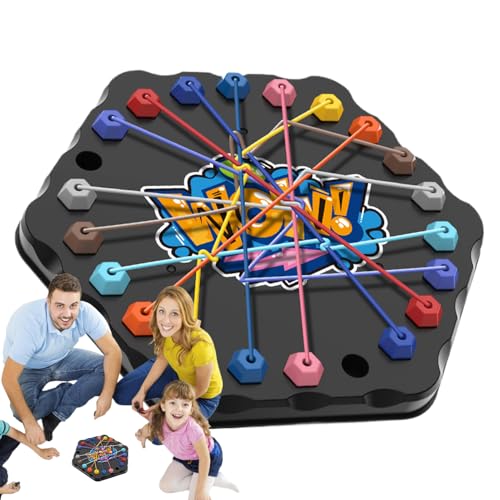 Celuicion Knoten Seil Entwirrspiel - Strategisches Brettspiel mit Entwirr-Herausforderung | Motorikspielzeug zur Eltern-Kind Interaktion für Kinder & Erwachsene Celuicion Knoten Seil Entwirrspiel - Strategisches Brettspiel mit Entwirr-Herausforderung | Motorikspielzeug zur Eltern-Kind Interaktion für Kinder & Erwachsene von Celuicion