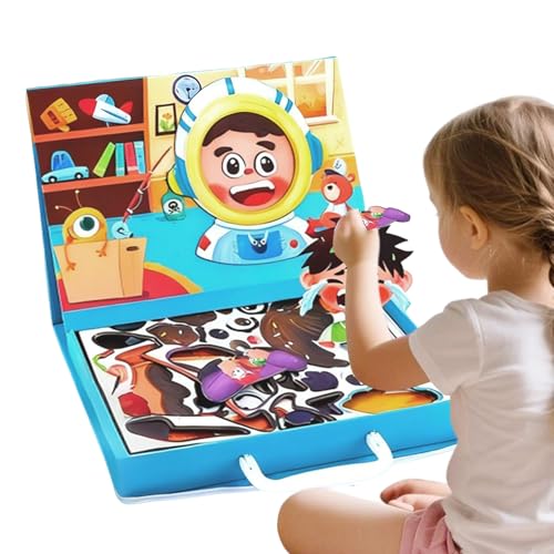 Celuicion Magnetisches Puzzle | Doppelseitiges Rollenspiel Spiel,Gesichterwechsel Puzzle | Für Kinder Mädchen Teens Familie Schule Zuhause Unterricht Celuicion Magnetisches Puzzle | Doppelseitiges Rollenspiel Spiel,Gesichterwechsel Puzzle | Für Kinder Mädchen Teens Familie Schule Zuhause Unterricht von Celuicion