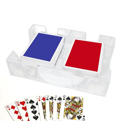 Celuicion Spielkartenhalter - Rotierendes, drehbares -Deck-Spielkartentablett | Praktischer und Stabiler drehbarer Kartenhalter für Pokertische, Partyspiele von Celuicion