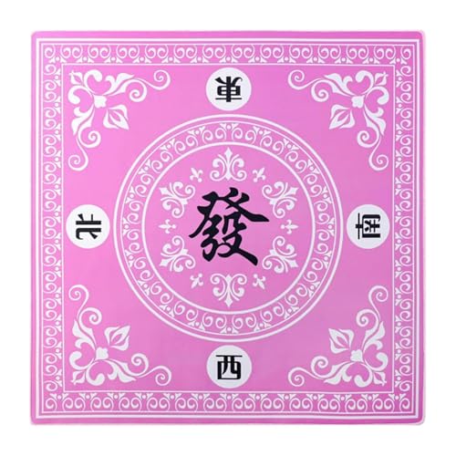 Celuicion Spielmatte für Tisch, Mahjong-Tischmatte,27 x 27 Zoll rutschfeste Mahjong-Tischdecken | Brettspiel-Tischmatte, Fliesenspielmatten, Mahjong-Tischmatte für Pokerspiel, Domino-Spiel von Celuicion