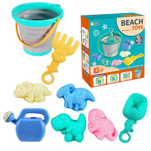 Celuicion Strandspielzeug für Kinder, Strandsandspielzeug - 8X Reisesandspielzeug,Outdoor -Vorräte, Hinterhofspiel, Partyzubehör, Beach -Tool -Kit für Mädchen im Alter von 3+ von Celuicion