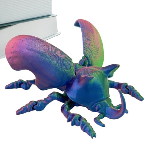 Flexibles 3D-gedrucktes Tier, 3D-gedrucktes Zappelspielzeug, 3D-gedruckte artikulierende Figuren, Realistisches Tiermodell-Spielzeug-Desktop-Ornament für Schlafzimmer, Arbeitszimmer, Wohnzimmer, von Celuicion