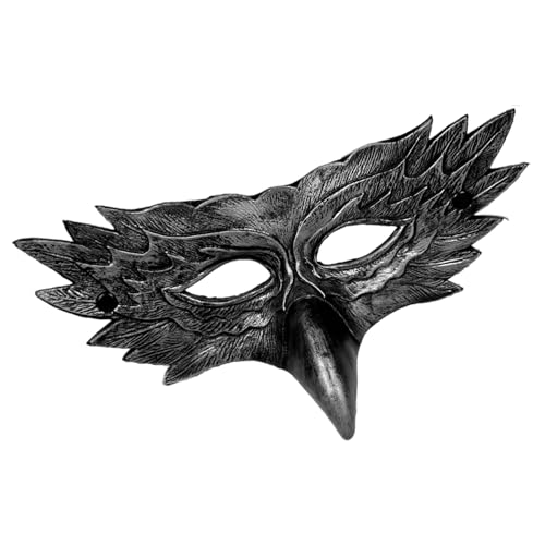 Maskerade-Maske für Frauen, Halloween-Gesichtsmaske | Kreative Halloween-Adlermaske mit halbem Gesicht - Halloween-Kostüm-Gesichtsmaske für Halloween, Cosplay, Kostümpartys, Karneval, Maskeraden von Celuicion