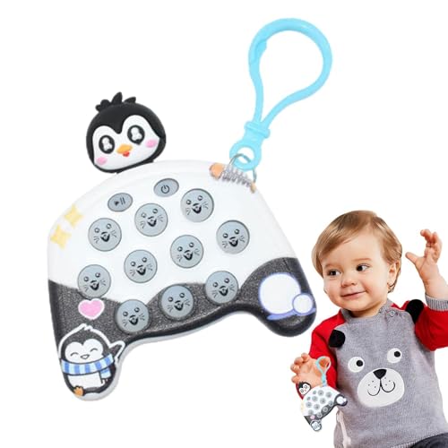 Schnelles Push-Spiel, Zappelspielzeug, schnelles Push-Blasenspiel - Push Bubble Wettbewerbsspiel-Ornament,Cartoon Tier Fidget Spielzeug kleines Push-Spiel für Rucksack-Anhänger von Celuicion