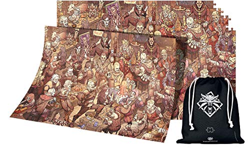 Good Loot 1063507 (Wied-min) Puzzle, Teile, The Witcher 3 Birthday, 1000 pcs von Good Loot