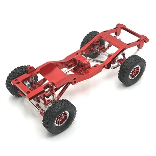 Für MN 1/12 MN82 LC79 RC Auto Ersatzteile Metall Upgrade Carframe Modifikation Chassis Rahmen Kit Rot von Cenei