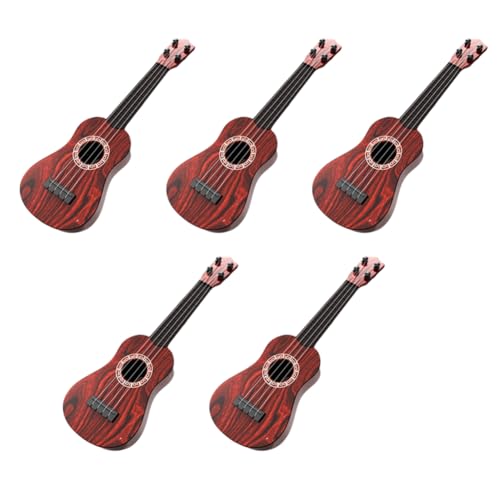 Rote Kindergitarre Ukulele Anfängerinstrument Kleinkindgitarre Minigröße Klassische Ukulele von Cenei