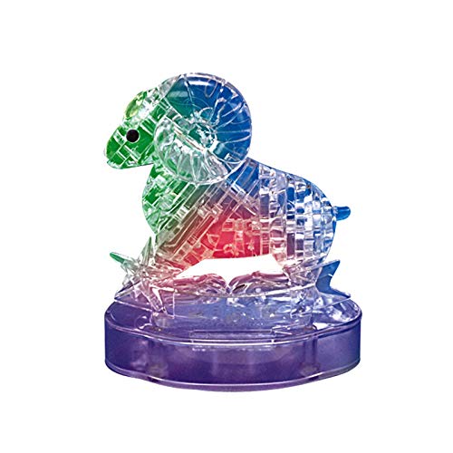 Flash Twelve Clear Astrolog LED 3D Light Constellation 12 Jig-saw Education (D, one size) von Cenlang