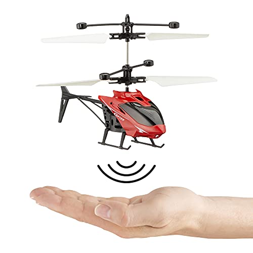 Cepewa Infrarot Helicopter Flying ca.16cm handgesteuert selbstfliegend USB Hubschrauber von Cepewa