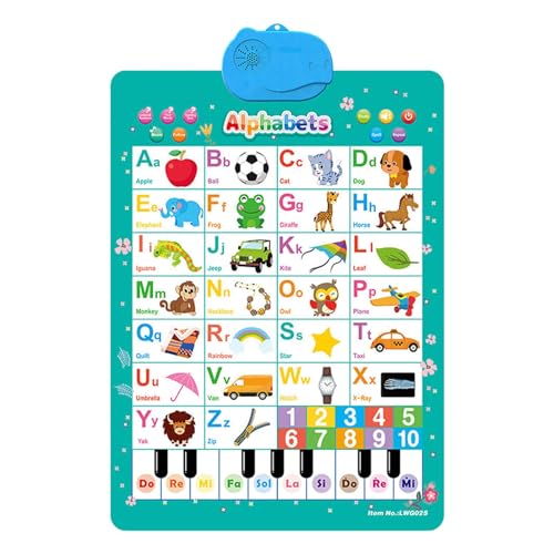 Bildung Phonics Chart, Phonics Sound Wall Chart, Preschool Learning Poster, Sound Wall Classroom Phonics Poster, 51 x 40 x 2 cm, Elektronisches Lernposter für Klassenzimmer und Zuhause von Ceprznvey