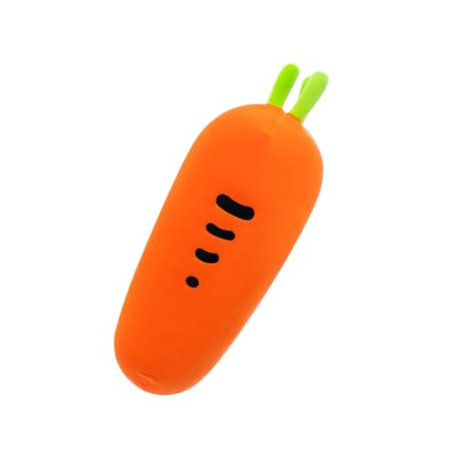 Carrot Plüschtier, getuftetes Gemüsekissen, süßes Karrot, weich und kuschelig, gefüllte Puppe, Living Room Display, perfekt für Heimdekoration, 39,9 cm, Orange, 1 Stück von Ceprznvey