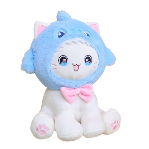 Cat Plush Toy, Cartoon Stuffed Toy, Creative Cat Doll, Cute Animal Toys, Entzückende Plüsch-Kitty-Figur, Set Themed Novelty, Kinderspielzeug für Spielen, Tischdekoration von Ceprznvey