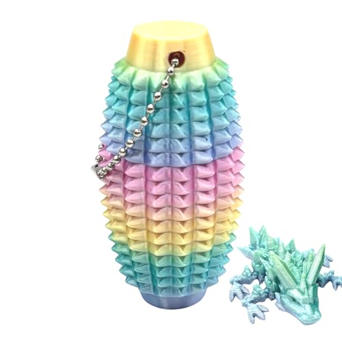 Ceprznvey Anti-Stress-Spielzeug, Drache, Schlüsselanhänger, Dekompression, tragbar, Anti-Stress, für Büro, Erwachsene, Tasche, Geschenk, Geburtstag, Kinder Ceprznvey Anti-Stress-Spielzeug, Drache, Schlüsselanhänger, Dekompression, tragbar, Anti-Stress, für Büro, Erwachsene, Tasche, Geschenk, Geburtstag, Kinder von Ceprznvey