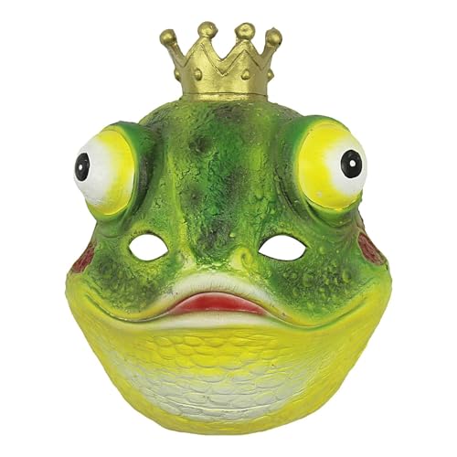 Ceprznvey Cosplay-Maske für Partys – Gesichtsmaske mit Tiermotiv | Froschform für Erwachsene, atmungsaktiv, Zubehör, Kostüm, Themenparty, Halloween Ceprznvey Cosplay-Maske für Partys – Gesichtsmaske mit Tiermotiv | Froschform für Erwachsene, atmungsaktiv, Zubehör, Kostüm, Themenparty, Halloween von Ceprznvey