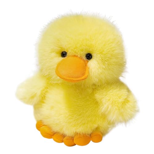 Ceprznvey Duck Plüsch, weich gefüllt, Hugging Plüschtier, 9,84 Zoll, weich, süß, Fried-Hair Yellow Plush, gelbe Plüschtiere, Hugging Plüsch, Plüschkissen für Baby Mädchen und, Kindergarten, von Ceprznvey