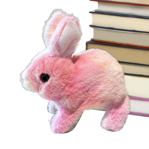 Ceprznvey Electronic Plush Bunny Toy, Walking Stuffed Animal, Electronic Rabbit, Interactive Walking Movement, Soft Doll Material, Family, Kids, Boys, Girls, 7.09x6.69x3.15 Inches von Ceprznvey