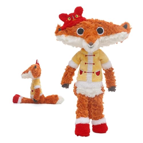 Ceprznvey Fox Plush Toy, Cute Fox Plush, New Year Themed Collection Fox Toy, Fox Stuffed Animal, Fox Plush Birthday Present, 15.7 Inch Stuffed Animal Kids Toy for Birthday Boys Girls Babies von Ceprznvey