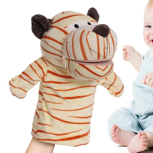 Ceprznvey Handpuppen für Kinder, Tierhandpuppen, 25 cm/9,84 Zoll niedliche Handpuppen, Theater Performance Supplies, ausgestopfte Tierpuppe für Rollenspiele Storytelling Vorschulunterricht von Ceprznvey