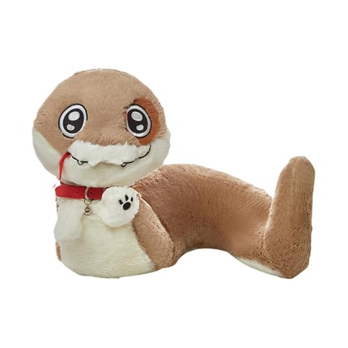 Ceprznvey Plush Animal Toys, Soft Puppy Snake Pillow, Animal Plush Pillow, Cartoon Plush Toy, Stuffed Animal Soft Pillow, Plush Dog Snake Toy, Room Decor Plush Toy for Cartoon Animal Pillow von Ceprznvey