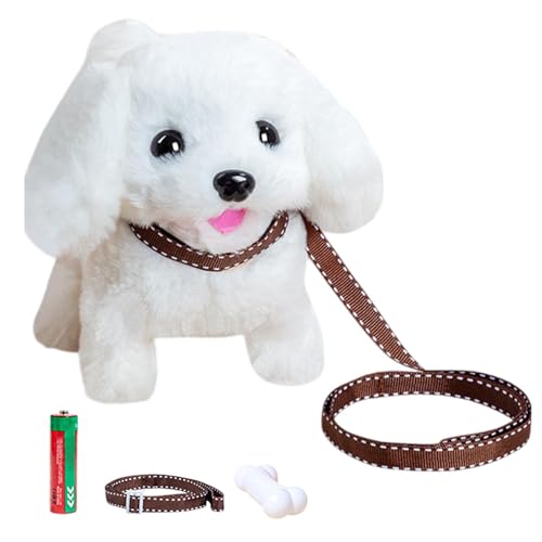 Ceprznvey Plush Toys, Electronic Toy Dog, Interactive Barking Dog Toy, Plush Walking Puppy, Electronic Walking Puppy Plush Toy with Barking Sound, an Engaging and Fun Interactive Toy for Kids von Ceprznvey