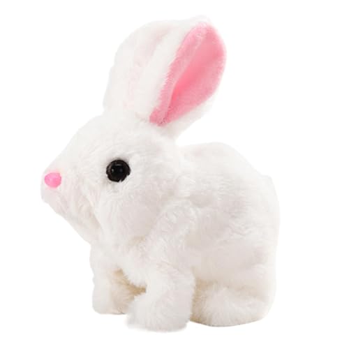 Ceprznvey Puppy Toy, Cartoon Rabbit Plush, Dog Soft Doll, Cartoon Design Lernroboter Tier Interactive Features Sturdy Material Sicherheit für Kinder, mehrfarbig von Ceprznvey