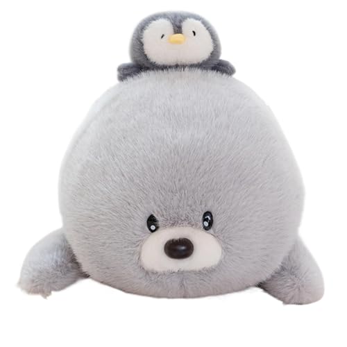 Ceprznvey Seal Plush Toy, Cartoon Animal Doll, Soft Adult Pillow, Multifunctional Stimulates Creativity Sturdy Material, Waschbar, vielseitig für Alle, 49 cm von Ceprznvey