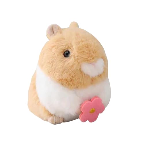 Ceprznvey Stuffed Toy, Cartoon Hamster, Plüschtier, Kaninchen, interaktives Plüschtier, niedliches Cartoon-Spielzeug, Hamster mit weichem Plüschmaterial und Wagging Tail interaktives Plüschspielzeug von Ceprznvey