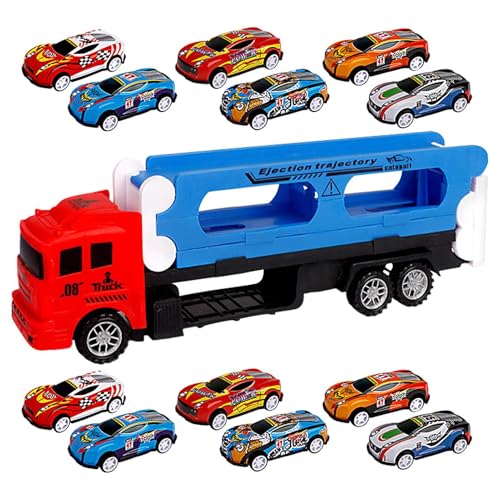 Ceprznvey Toy Car, Dinosaur Race Truck, Sliding Truck Toys, Car Carrier Truck, Dinosaur Transport Truck with 12 Toy Car, Truck Set, Kids Toys Dinosaur Toys, Dinosaur Vehicle Set for Kids von Ceprznvey