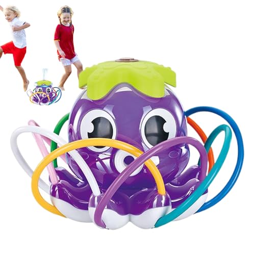 Ceprznvey Wassersprinkler Für Kinder - Oktopus-förmiger Rasensprinkler mit 8 schwingenden Röhren | Gartenspielzeug Ab 3 Jahren Für Draußen Wasserspaß Garten Park Sommer Ceprznvey Wassersprinkler Für Kinder - Oktopus-förmiger Rasensprinkler mit 8 schwingenden Röhren | Gartenspielzeug Ab 3 Jahren Für Draußen Wasserspaß Garten Park Sommer von Ceprznvey