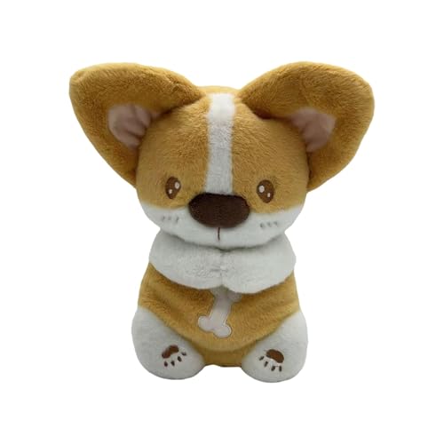 Dog Plush, Dog, Portable Breathing Dog Toy, Musical Dog Plush Toy, Portable Breathing Stuffed Animal Dog Plush with Music and Light Features for Thanksgiving, Halloween and Christmas von Ceprznvey