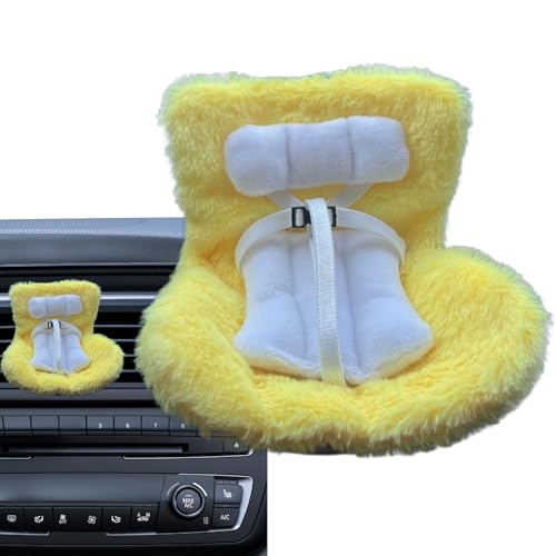 Doll Car Seat, Character Car Seat, Women's Miniature Sofa Toy, Soft Furry Cushion, Air Vent Display, Ideal for Fans, Adults, Girls, Women, 10 X 8 X 6 Inches von Ceprznvey