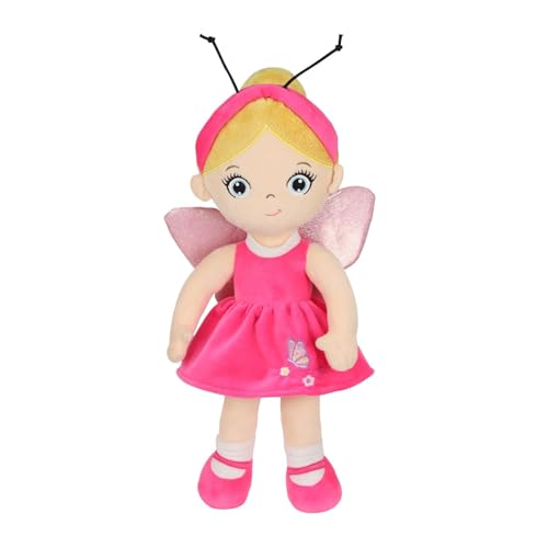 Fairy Doll for Girls, Fairy tale character plush doll, Plush Dolls Vivid Fairy Figure Stuffed, Huggable Throw Pillow Children's Playmates Pretend Play Doll for Desk, Sofa, Bed, 7.87x16.93 inches von Ceprznvey