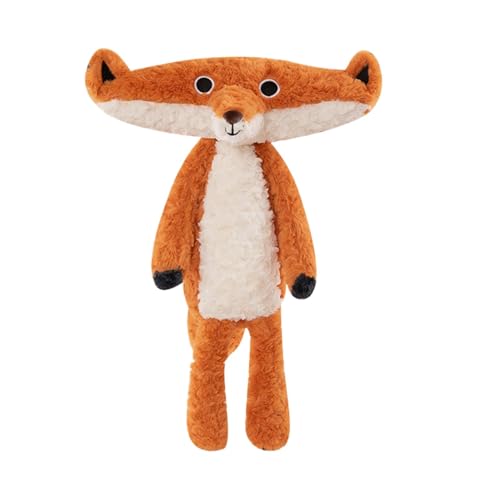 Gefülltes Tier, Plüschtier, Fox Plüsch, Ultra Soft Realistic Red Fox Stuffed Animal, Companion Plüschspielzeug mit PP Baumwolle, Soft Fox Plüsch für Bedding, Plüschkissen für Mädchen von Ceprznvey