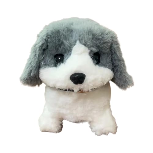 Interactive Dog Toys, Barking Wagging Tail Dog, Electronic Interactive Pet, Plush Dog Toy, Realistic Electronic Dog Toy with Walking, Barking, and Tail Wagging for Children’s Play and Companionship von Ceprznvey