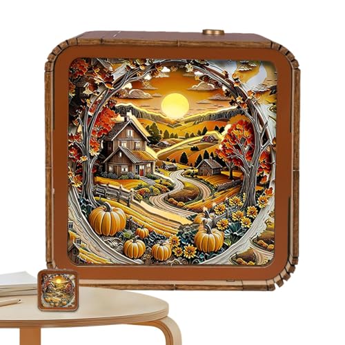 Led Light Wooden Puzzle, Wooden Puzzle Night Light, Wireless Wooden Puzzles, Wooden Puzzle Toy, Nightlight Puzzle, Led Wooden Night Light, Wooden Puzzle Decor, Puzzle Night Light for Home von Ceprznvey