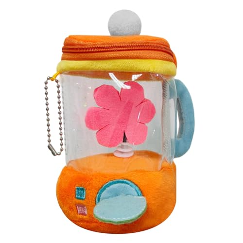 Novelty Toys, Cartoon Flower Juicer, Stuffed Animals Toy, Plüsch-Spielzeug, neuartige Cartoon-, Juicer Stuffed Tierspielzeug mit Kordelzug, rotierende Plüschtier-Komfort-Puppe für Kinder von Ceprznvey