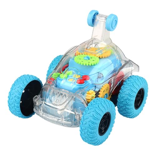 Stunt Car, Stunt Truck, 360° Rolling Stunt Car, Battery Operated Car, Battery-Operated Educational Stunt Truck for Kids' Sensory Development 360° Rolling Stunt Car with Transparent Gear for Boys von Ceprznvey