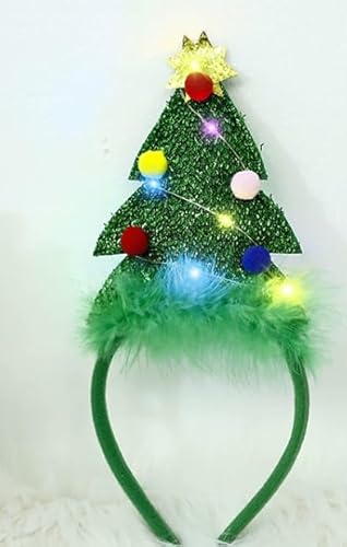 2 PCS Weihnachts-Stirnband mit Lichtern,Weihnachten Kopfbedeckung,Leuchtende Weihnachtsmütze,Beleuchtete Stirnbänder mit LED,Weihnachts-Stirnband,LED Weihnachts Haarreifen für Weihnachten,Urlaub,Party 2 PCS Weihnachts-Stirnband mit Lichtern,Weihnachten Kopfbedeckung,Leuchtende Weihnachtsmütze,Beleuchtete Stirnbänder mit LED,Weihnachts-Stirnband,LED Weihnachts Haarreifen für Weihnachten,Urlaub,Party von Cerioll
