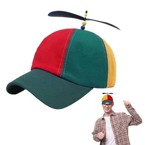Propeller Mütze, Bunte Propellermütze, Hubschraubermütze, Helikopter Cap, Baseballmütze Mit Propeller, Lustige Propellerkappe, Kappe Mit Propeller, Helikopter Mütze Für Erwachsene Kinder, Grün Propeller Mütze, Bunte Propellermütze, Hubschraubermütze, Helikopter Cap, Baseballmütze Mit Propeller, Lustige Propellerkappe, Kappe Mit Propeller, Helikopter Mütze Für Erwachsene Kinder, Grün von Cerioll