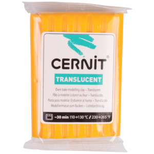 Cernit Knetmasse Transparent 129 Bernstein 56g von Cernit