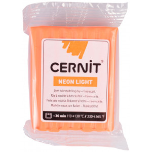 Cernit Knetmasse Neon Orange 211 56g von Cernit