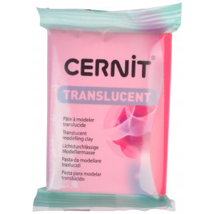 Cernit Knetmasse Transparent 130 Rubinrot 56g von Cernit