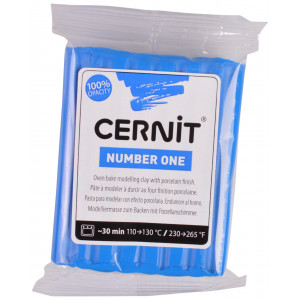 Cernit Knetmasse Unicolor 017 Blau 56g von Cernit