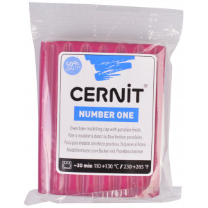 Cernit Knetmasse Unicolor 032 Bordeaux 56g von Cernit