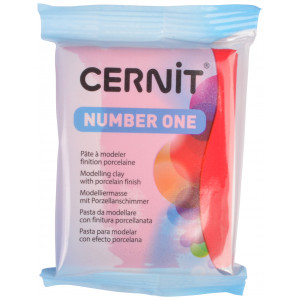 Cernit Knetmasse Unicolor 036 Weihnachtsrot 56g von Cernit