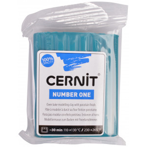 Cernit Knetmasse Unicolor 230 Petroleum Blau 56g von Cernit